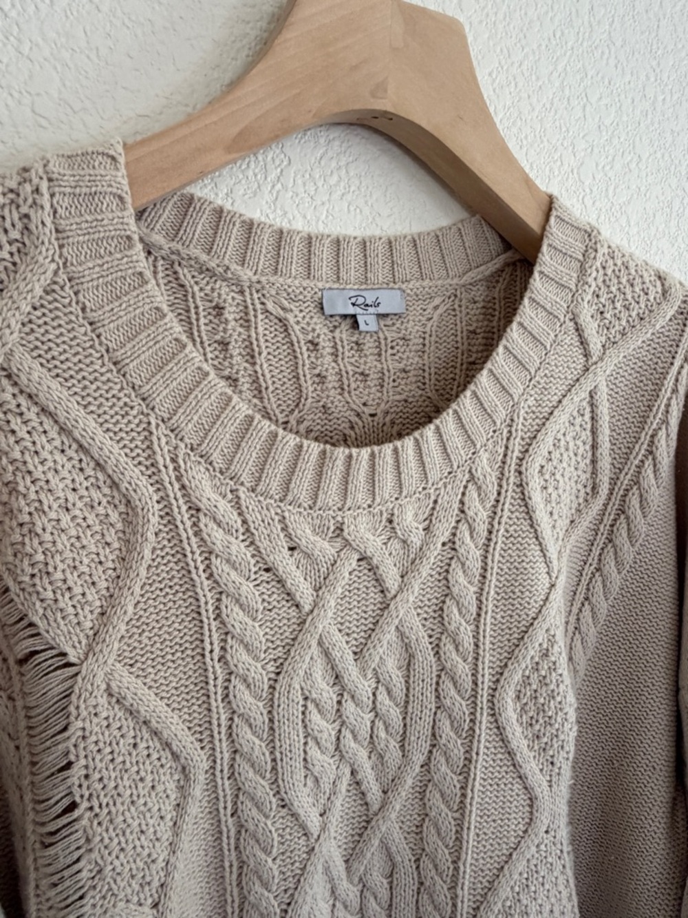 RAILS Cambria Sweater | Ecru | Size L - Picture 4 of 9
